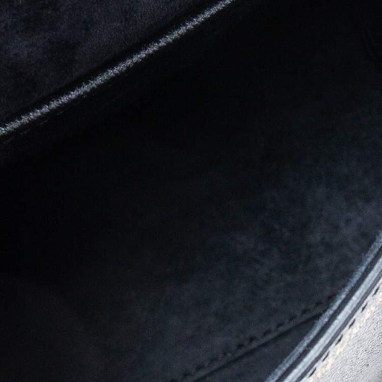 Pre Owned Alexander McQueen Black Leather Mini Heroine Bag