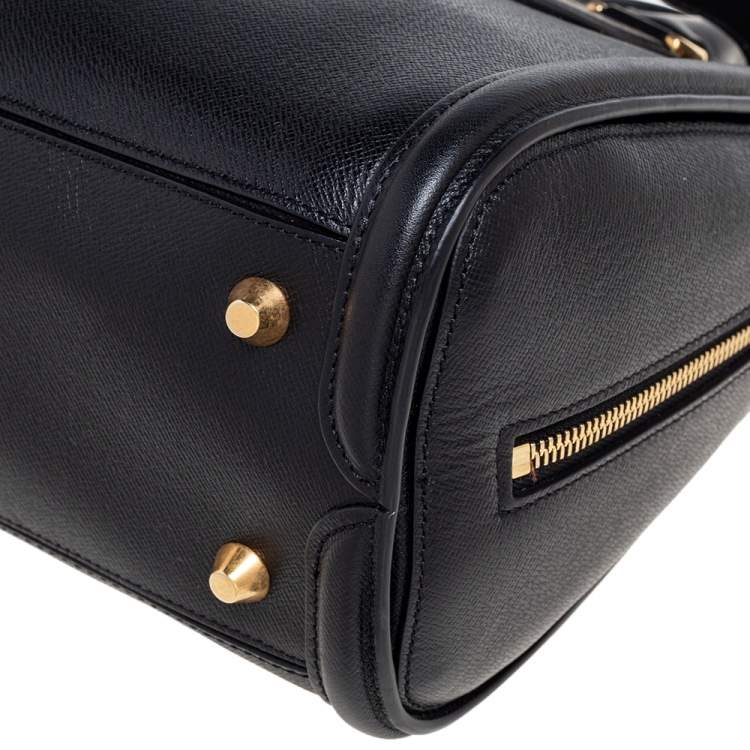Pre Owned Alexander McQueen Black Leather Small Heroine Satchel