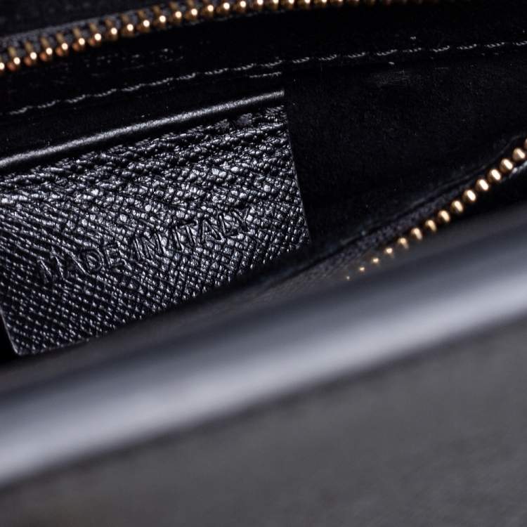 Pre Owned Alexander McQueen Black Leather Small Heroine Satchel