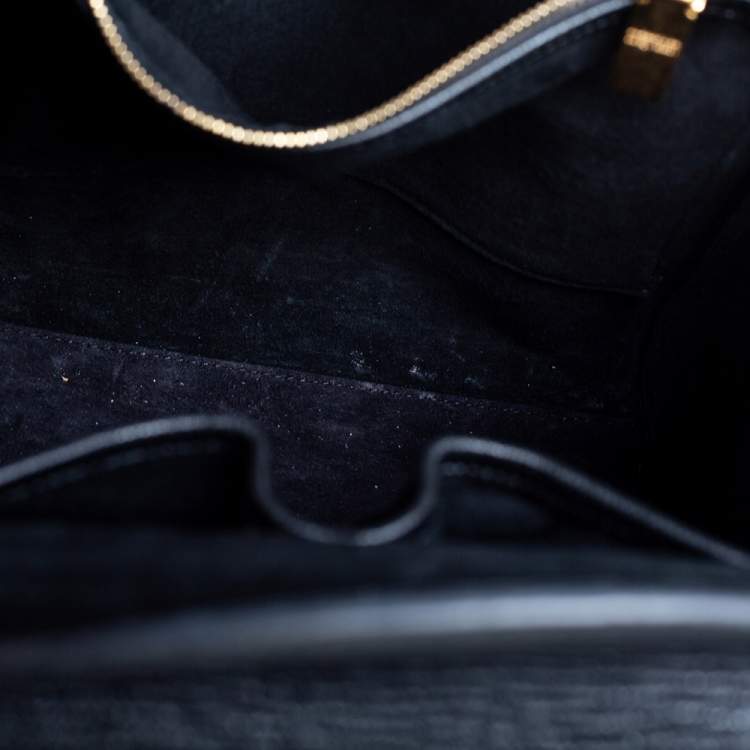 Pre Owned Alexander McQueen Black Leather Small Heroine Satchel
