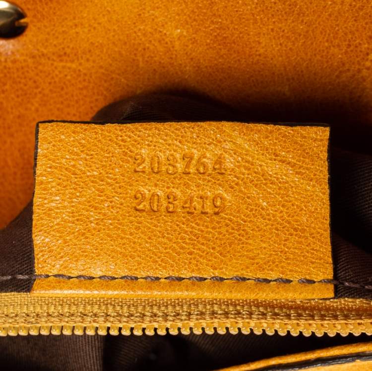 Pre Owned Alexander McQueen Orange Leather Flapper Clutch