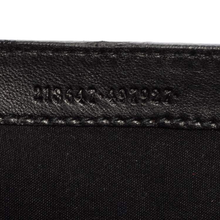 Pre Owned Alexander McQueen Black Patent Leather Flap Clutch 