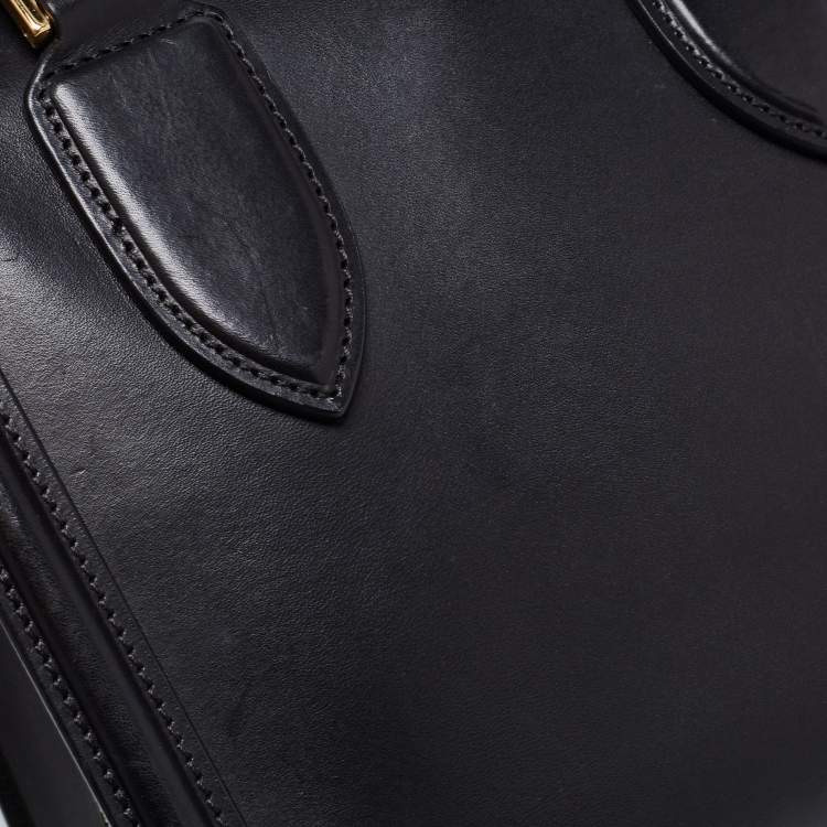 Pre Owned Alexander McQueen Black Leather Heroine Tote