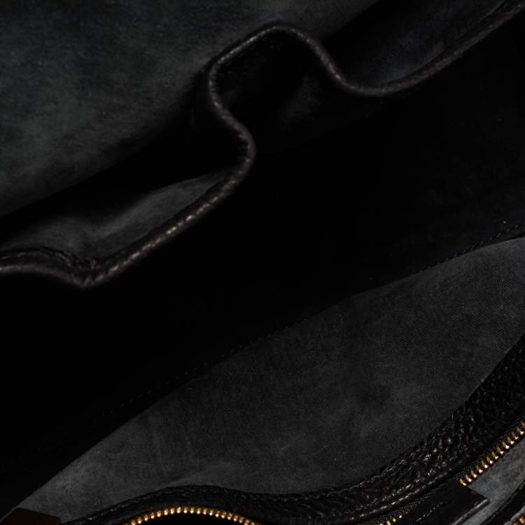 Pre Owned Alexander McQueen Black Leather Medium Heroine Satchel