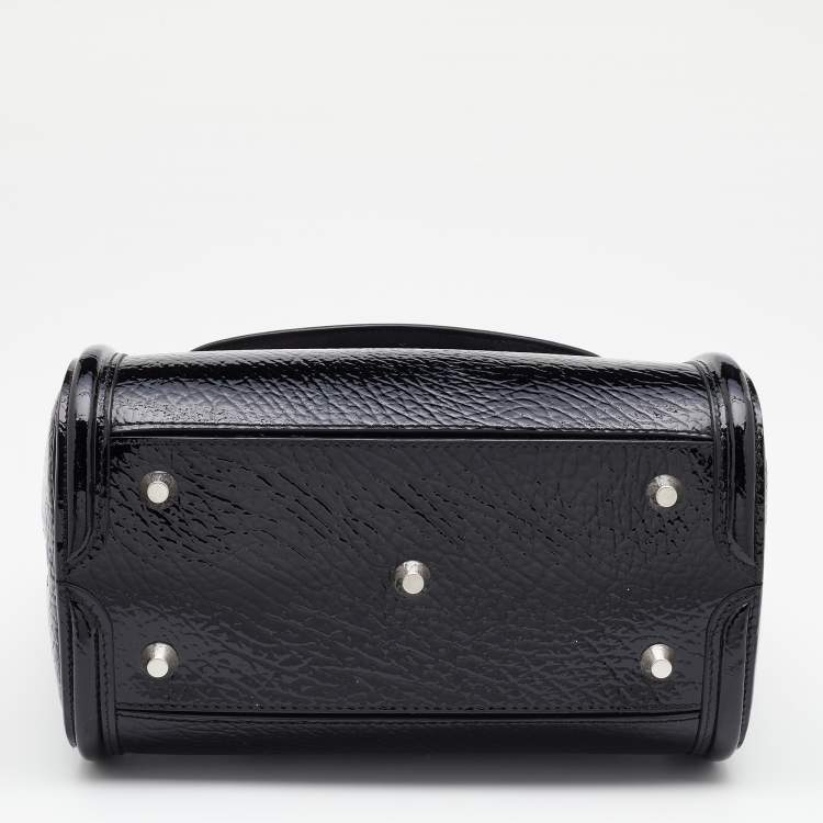 Pre Owned Alexander McQueen Black Leather Small Heroine Satchel