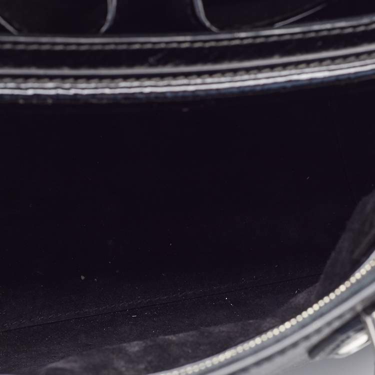 Pre Owned Alexander McQueen Black Leather Small Heroine Satchel