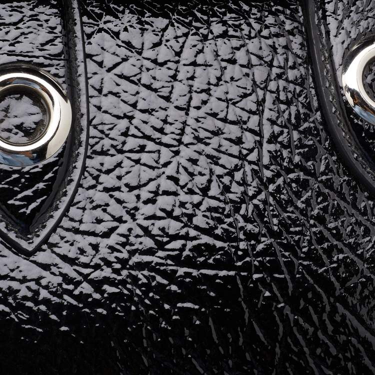 Pre Owned Alexander McQueen Black Leather Small Heroine Satchel