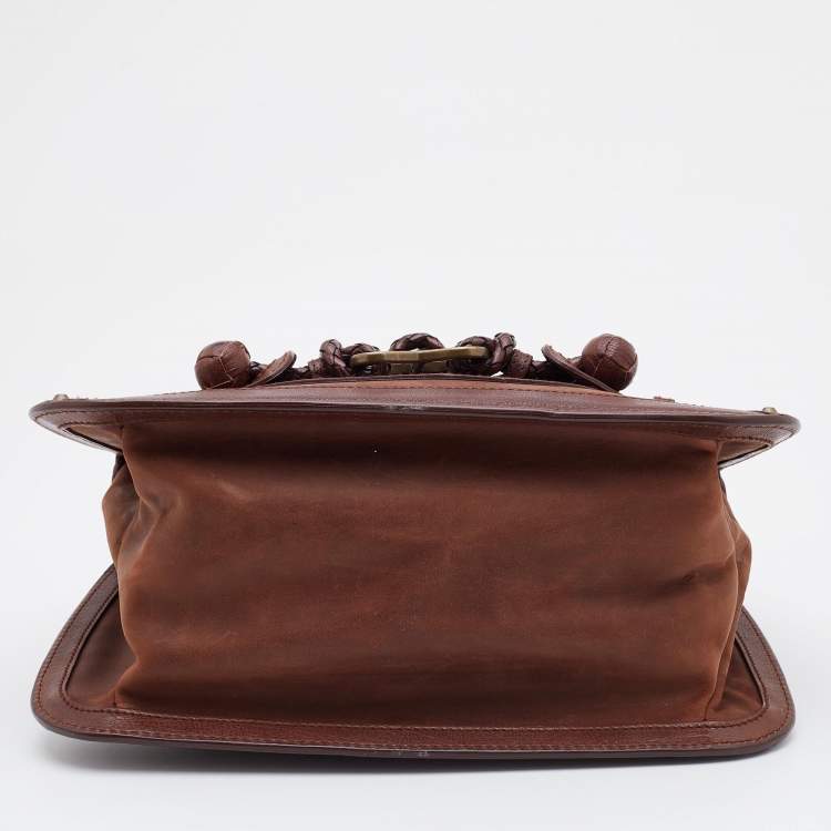 مملوكة مسبقًا Alexander McQueen Brown Leather Shoulder Bag