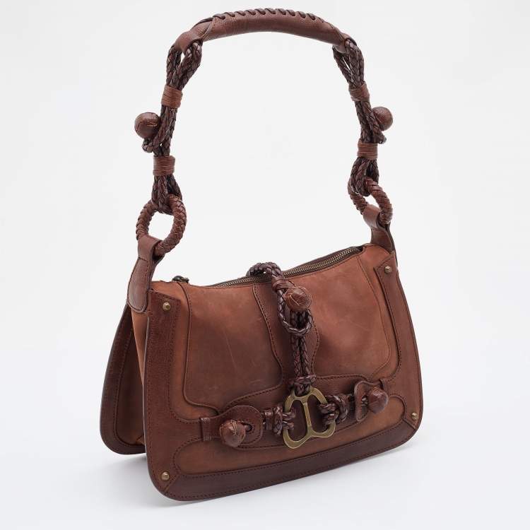 مملوكة مسبقًا Alexander McQueen Brown Leather Shoulder Bag
