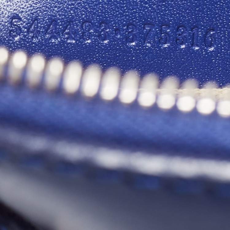 Pre Owned Alexander McQueen Blue Leather Legend Satchel