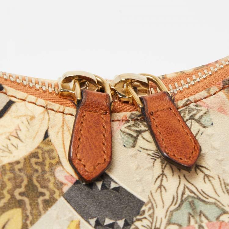 Pre Owned Alexander McQueen Multicolor Printed Fabric De Manta Clutch
