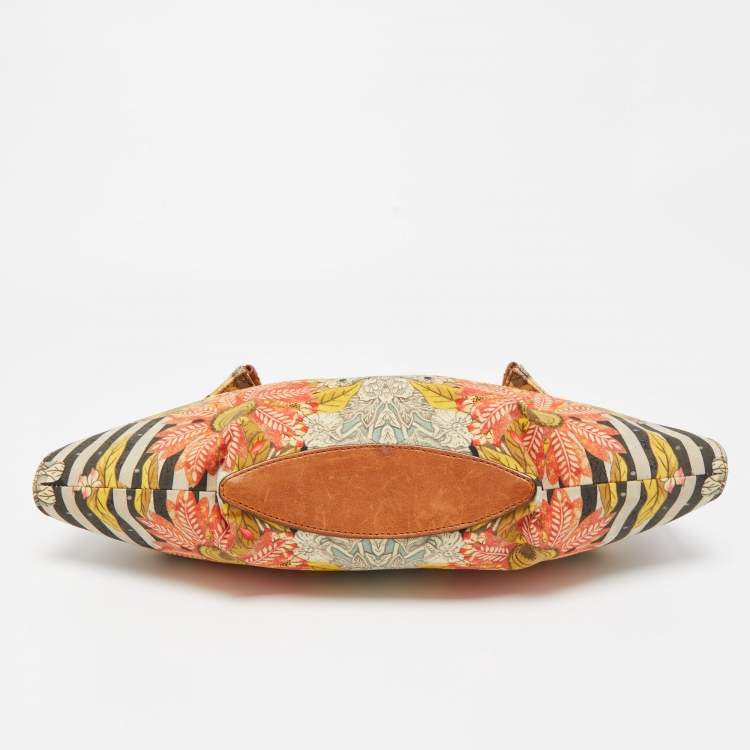 Pre Owned Alexander McQueen Multicolor Printed Fabric De Manta Clutch