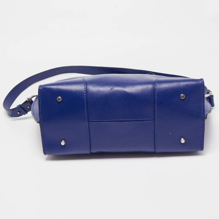 Pre Owned Alexander McQueen Ultramarine Leather Legend Satchel