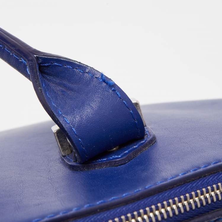 Pre Owned Alexander McQueen Ultramarine Leather Legend Satchel