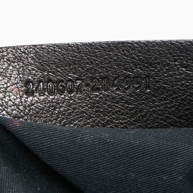 Pre Owned Alexander McQueen Black Leather Medium Studded De Manta Clutch