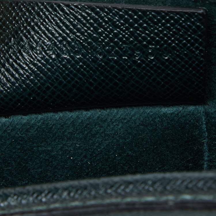 Pre Owned Alexander McQueen Emerald Green Leather Mini Heroine Bag