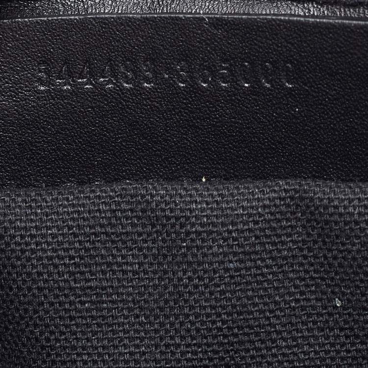 Pre Owned Alexander McQueen Black/White Studded Leather Mini Skull Padlock Zip Tote