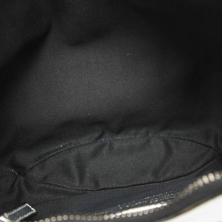 Pre Owned Alexander McQueen Silver Leather De Manta Clutch