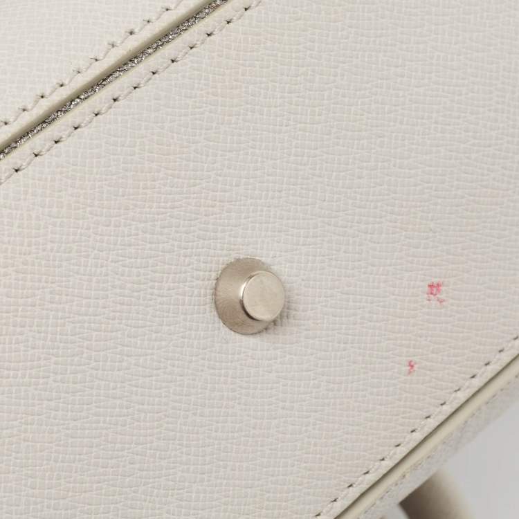 Pre Owned Alexander McQueen Grey Leather Mini Heroine Bag