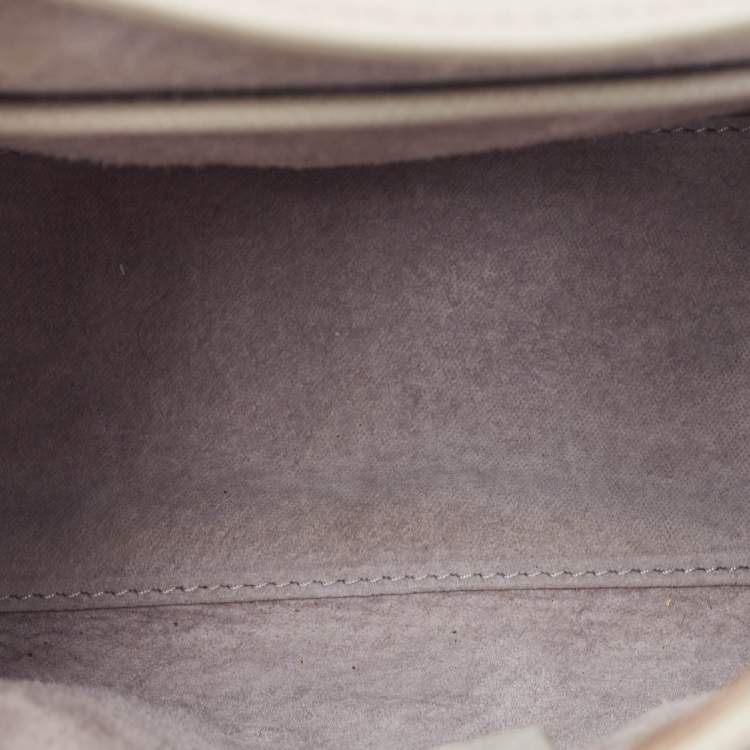 Pre Owned Alexander McQueen Grey Leather Mini Heroine Bag