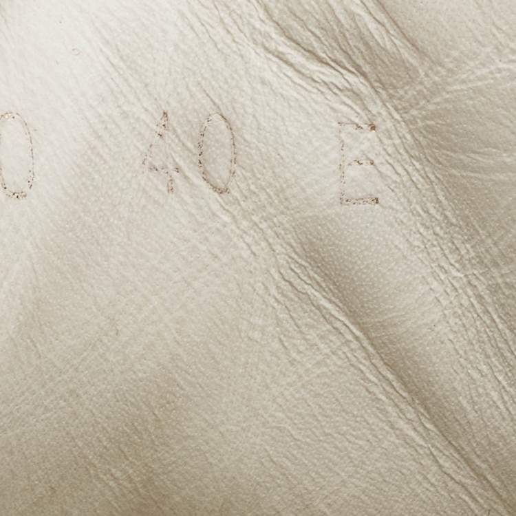 Pre Owned Alexander McQueen White Leather Oversized  Sneakers Size 40