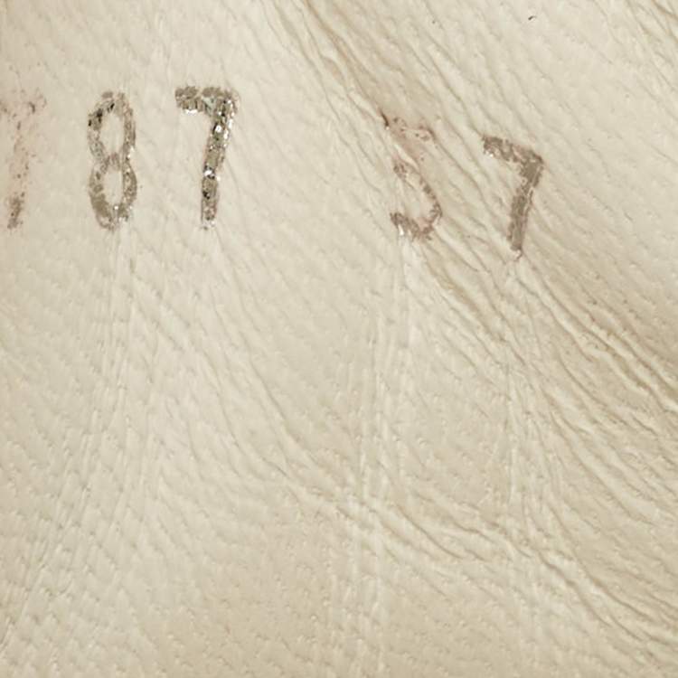 Pre Owned Alexander McQueen Oversized Size 37 White Leather and Suede Lace Up Sneakers