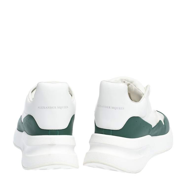 alexander mcqueen sneakers white green