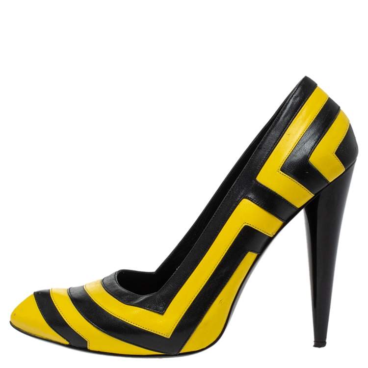 alexander mcqueen black and yellow