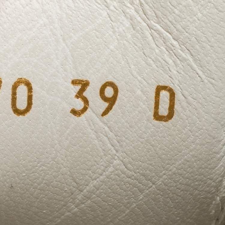 Pre Owned Alexander McQueen White Leather Oversized Sneakers Size 39