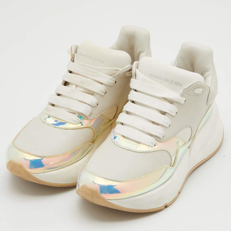 alexander mcqueen baskets surdimensionnees blanches holographic tab  exclusives a ssense 553770 wia - GenesinlifeShops Italy - White alexander  mcqueen baskets surdimensionnees blanches holographic tab exclusives a  ssense 553770 wia Alexander McQueen