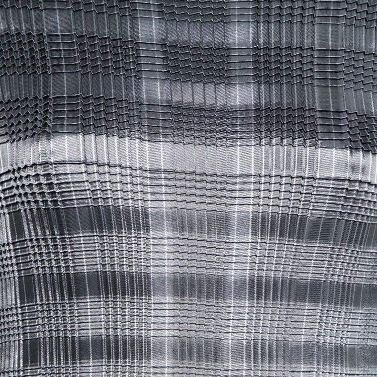 Pre Owned Alexander Wang Erosion Grey Pleated Satin Raw Edged Sheath Dress S