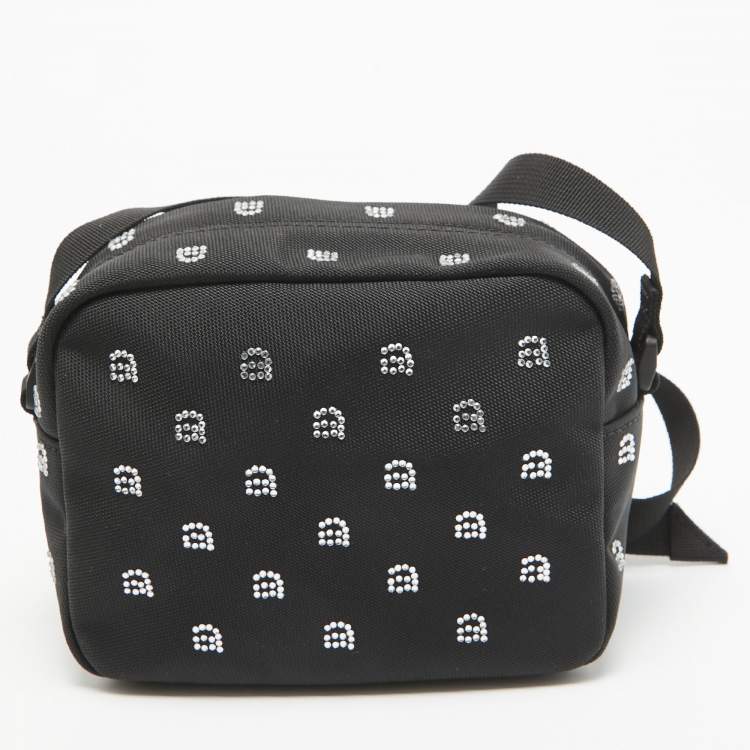 Pre Owned Alexander Wang Black Nylon Embellished Wangsport Camera Bag