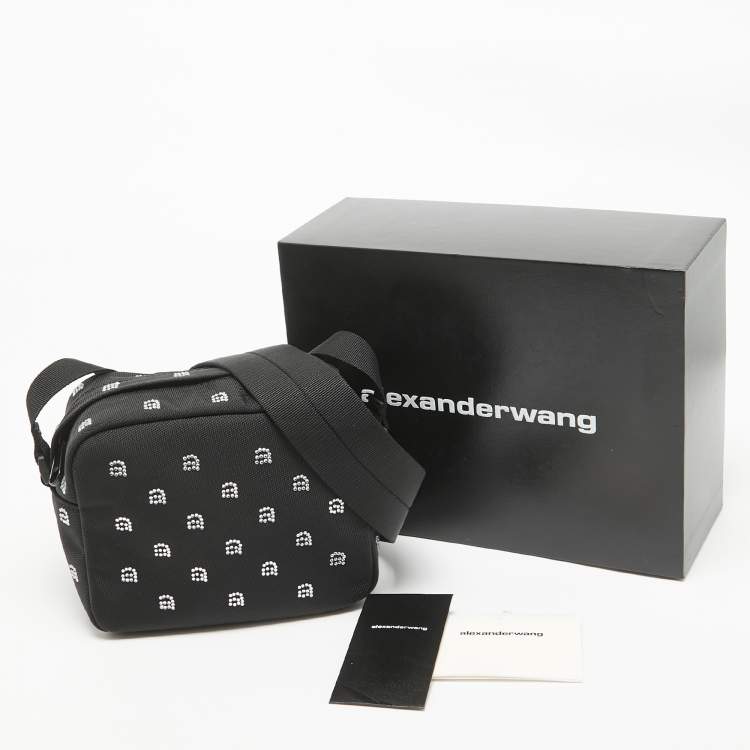 Pre Owned Alexander Wang Black Nylon Embellished Wangsport Camera Bag