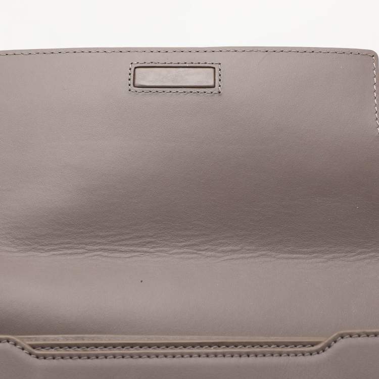 Pre Owned Alexander Wang Grey Leather Attica Top Handle Bag