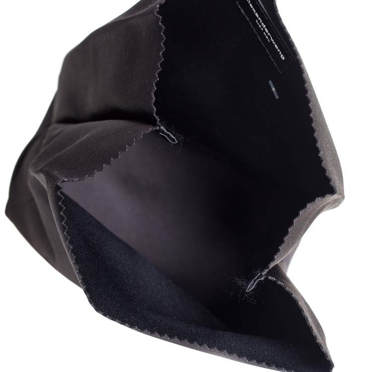 Pre Owned Alexander Wang Black Satin Lunch Clutch