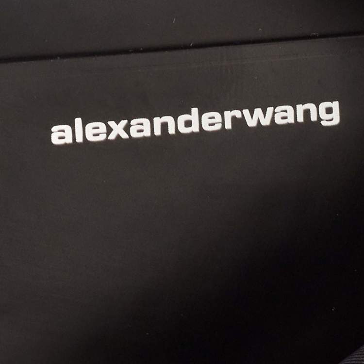 Pre Owned Alexander Wang Black Crystal Embellished Mini Heiress Pouch Bag