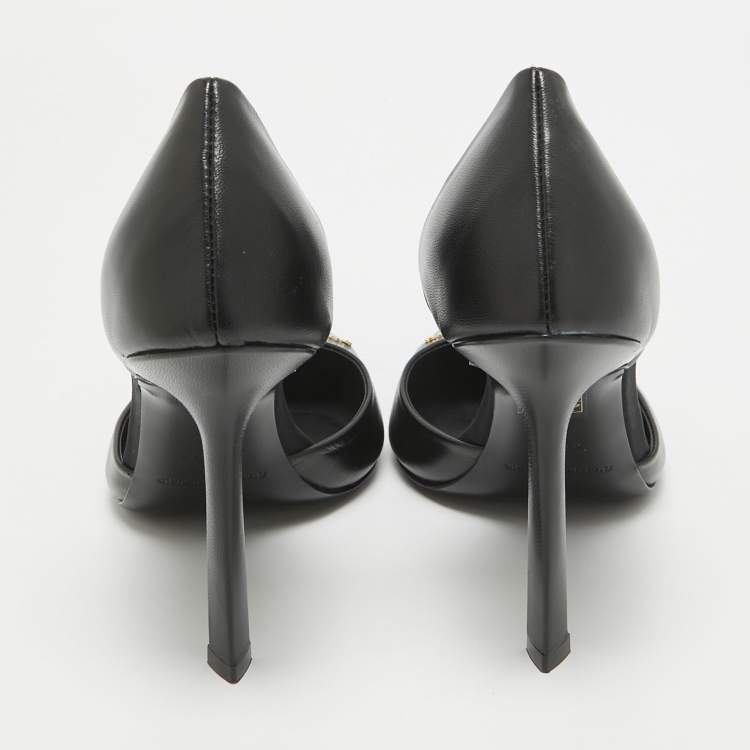Pre Owned Alexander Wang Black Leather Viola Pumps Size 39