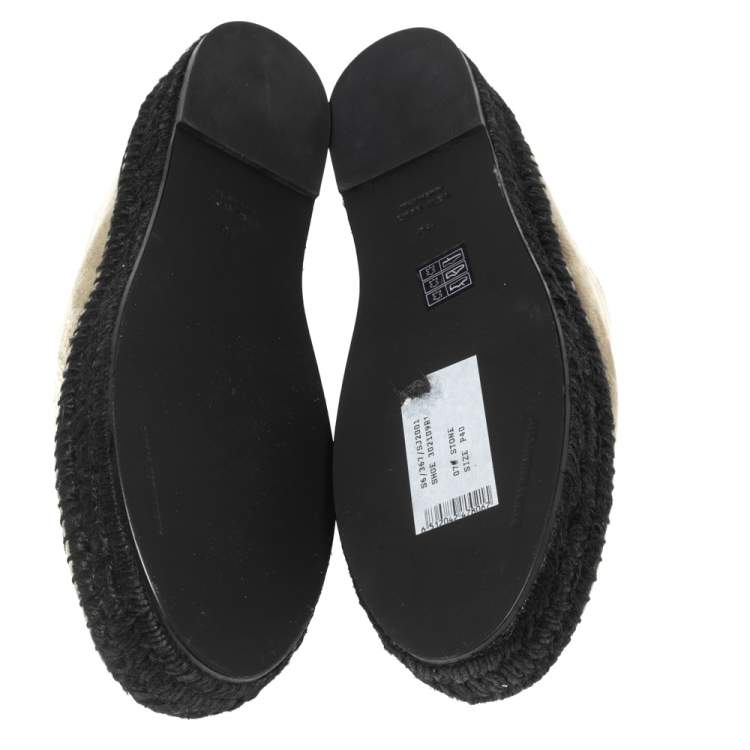 Pre Owned Alexander Wang Khaki Green Leather Devon Front Zip Flat Espadrilles Size 40