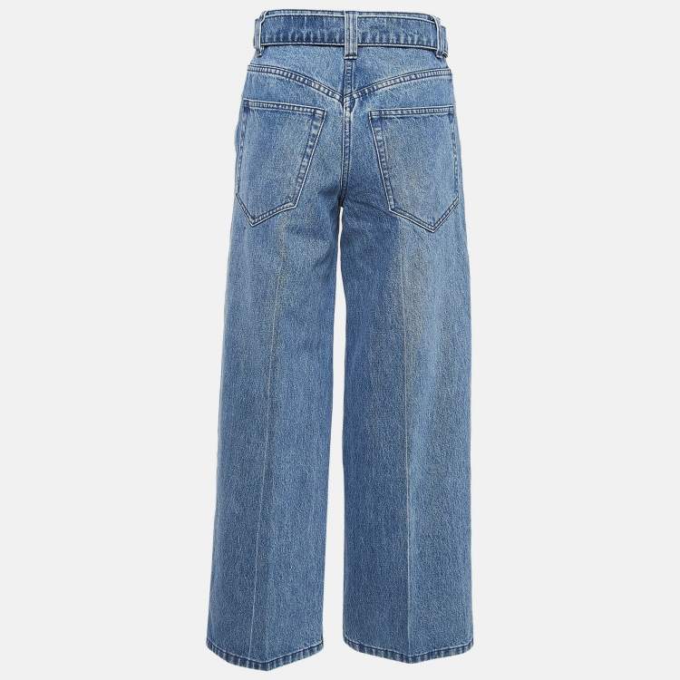 デニム・ジーパン ALEXANDER WANG Denim Wide-Leg Jeans Alexander Wang Blue Denim Wide-Leg Jeans S Waist 25