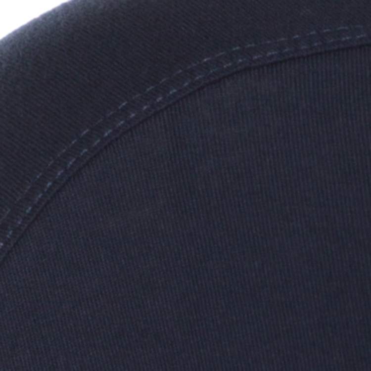 Pre Owned T By Alexander Wang Navy Blue Jersey Long Sleeve Top L