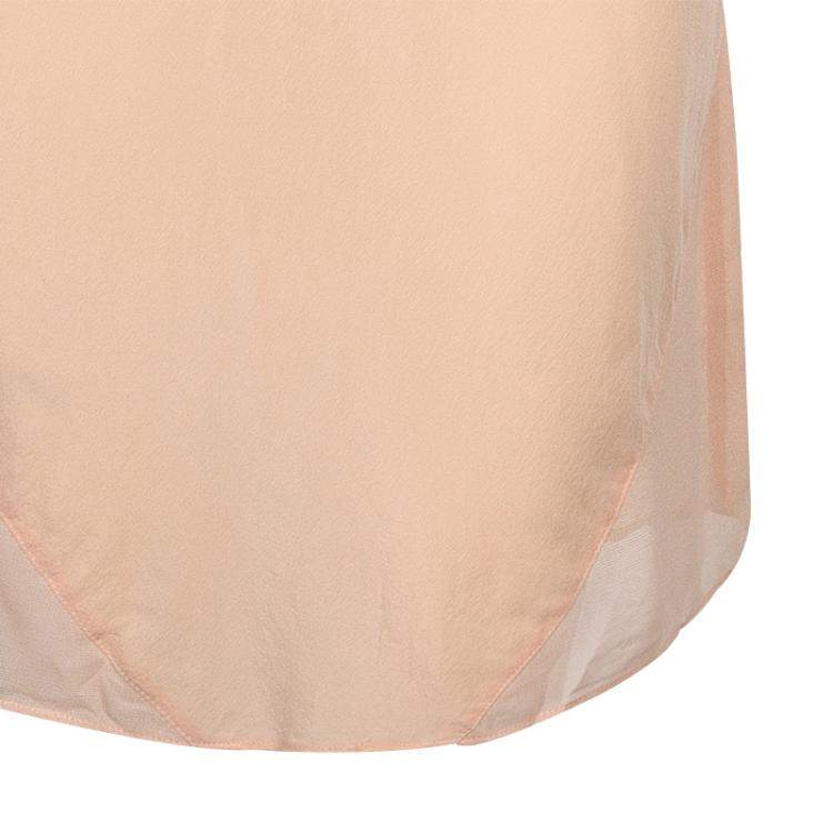 Pre Owned T By Alexander Wang Peach Sheer Dress M
