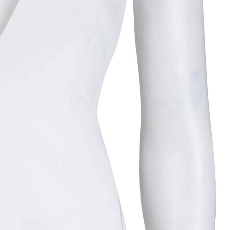 Pre Owned Alexander Wang Off White Knit Sleeveless Dress XS