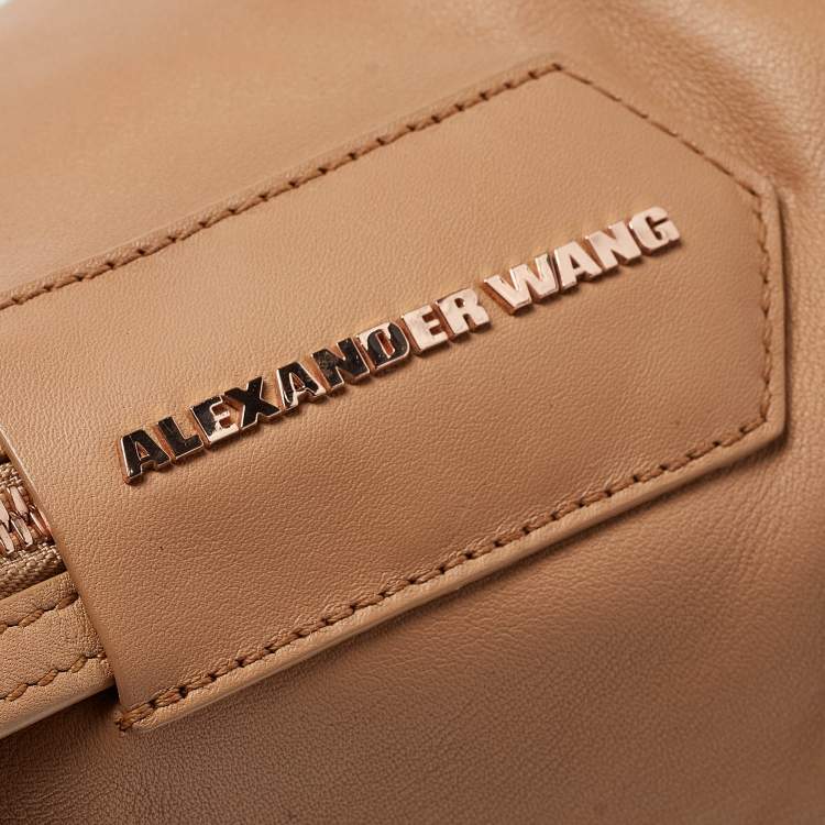 Pre Owned Alexander Wang Beige Leather Emile Satchel