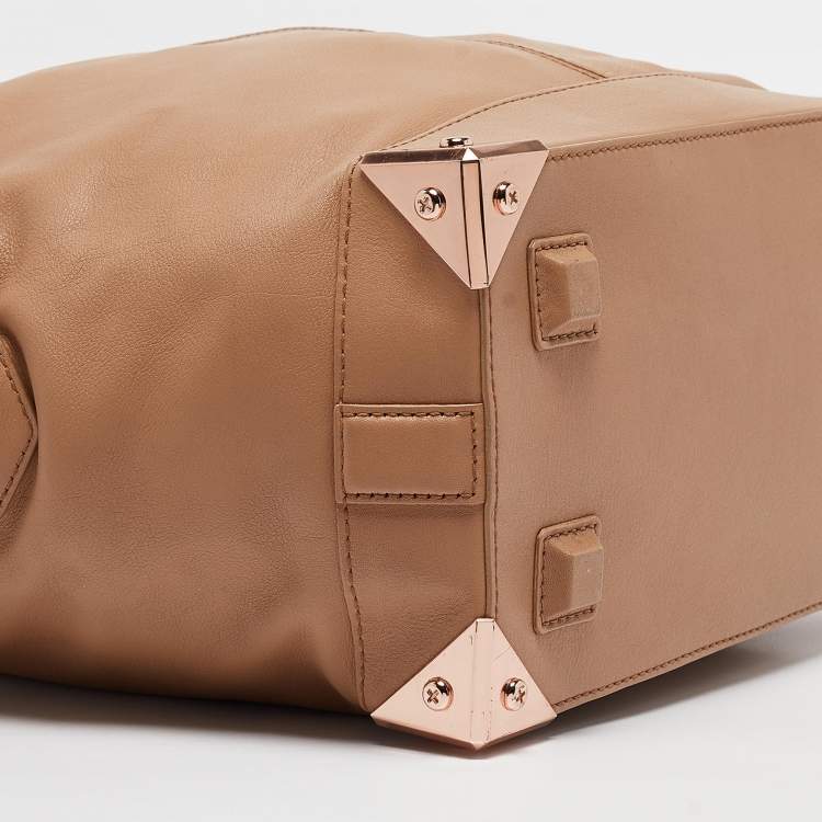 Pre Owned Alexander Wang Beige Leather Emile Satchel