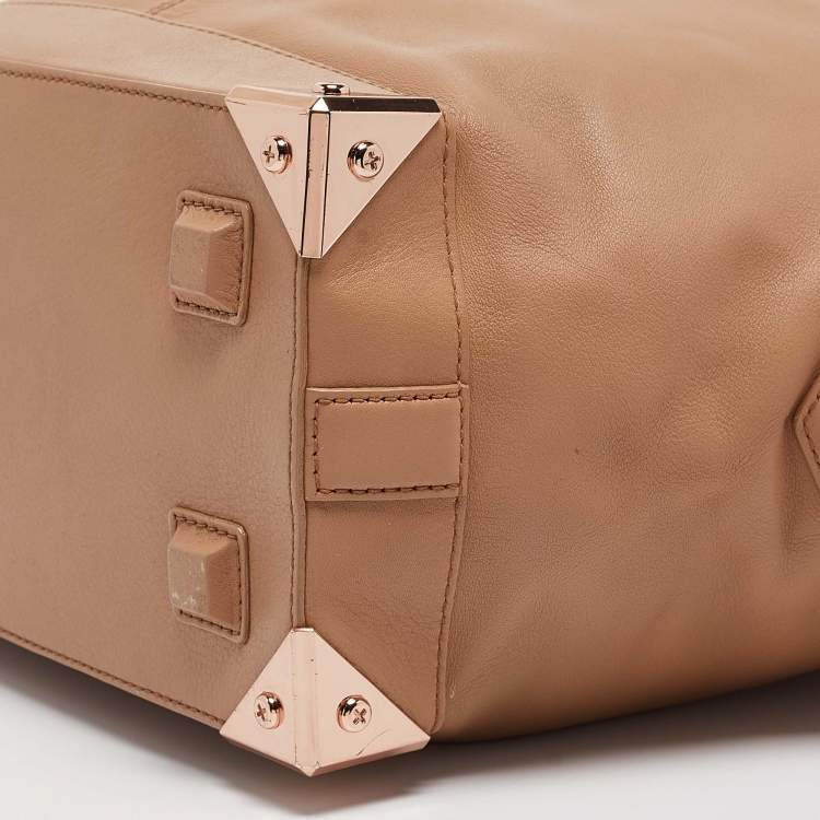 Pre Owned Alexander Wang Beige Leather Emile Satchel