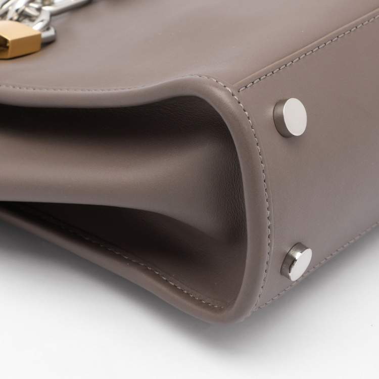 Pre Owned Alexander Wang Grey Leather Attica Shoulder Bag