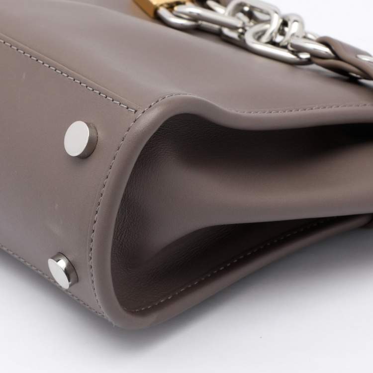 Pre Owned Alexander Wang Grey Leather Attica Shoulder Bag