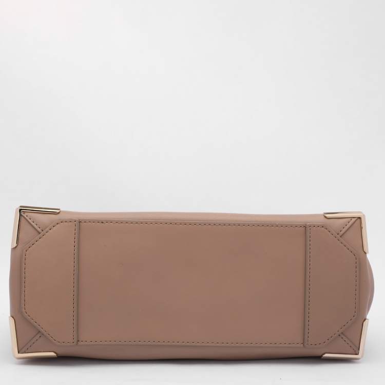 Pre Owned Alexander Wang Beige Leather Marion Skeletal Satchel