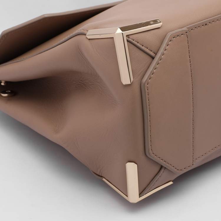 Pre Owned Alexander Wang Beige Leather Marion Skeletal Satchel