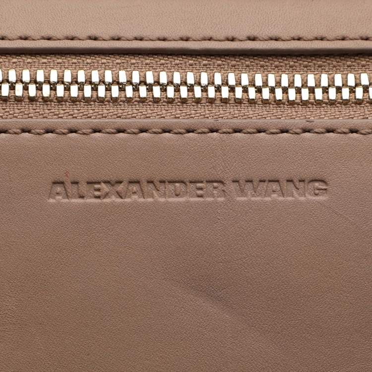 Pre Owned Alexander Wang Beige Leather Marion Skeletal Satchel